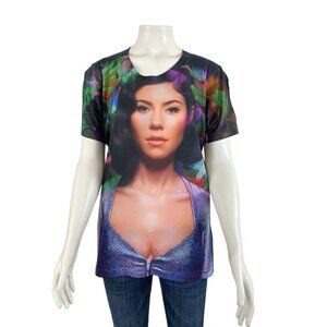 Marina and the Diamonds Sublimation T-Shirt Small Neon Nature Short Sleeve